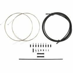 Jagwire Schaltkabel/H&uuml;lle, SHIFT PRO 4mm SET Road/MTB - Sram/Shimano BLACK PCK500 -Fahrradladen jagwire schaltkabel huelle shift pro 4mm set road mtb sram shimano black pck5002