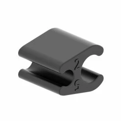 Velofactory Kabelbefestigungs-Clip Für 5 Mm Und 5 Mm Hülle Set à 10 Stk. Schwarz