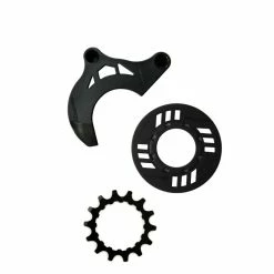 Miranda Kettenschutz-Set F.E-Bike Inkl.Kettenbl. 14 Z&auml;hne Und Kettenf&uuml;hrung F. GEN2, Schw