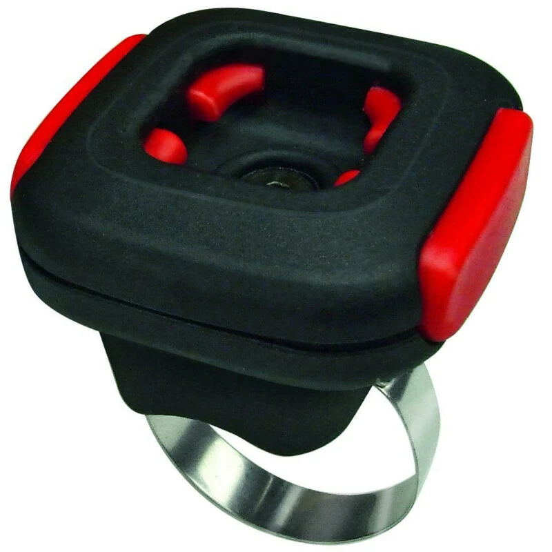 KLICKFIX Klick-fix Quadadapter, Schwarz Ø 15-60mm, Bis Max. 1kg 3 KLICKFIX Klick-fix Quadadapter, Schwarz Ø 15-60mm, Bis Max. 1kg