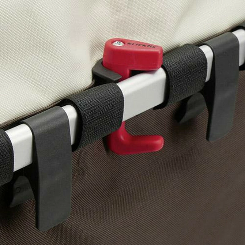 KLICKFIX Klick-fix Reisenthel Bikebasket Oval, M, Mocca Seitenkorb Für Gepäckträger, 17 L Volumen 5 KLICKFIX Klick-fix Reisenthel Bikebasket Oval, M, Mocca Seitenkorb Für Gepäckträger, 17 L Volumen – Bild 3