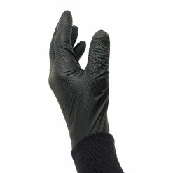 Kraftwerk Handschuhe, POWERGRIP, Nitril, Schwarz, M, 50 Stk.