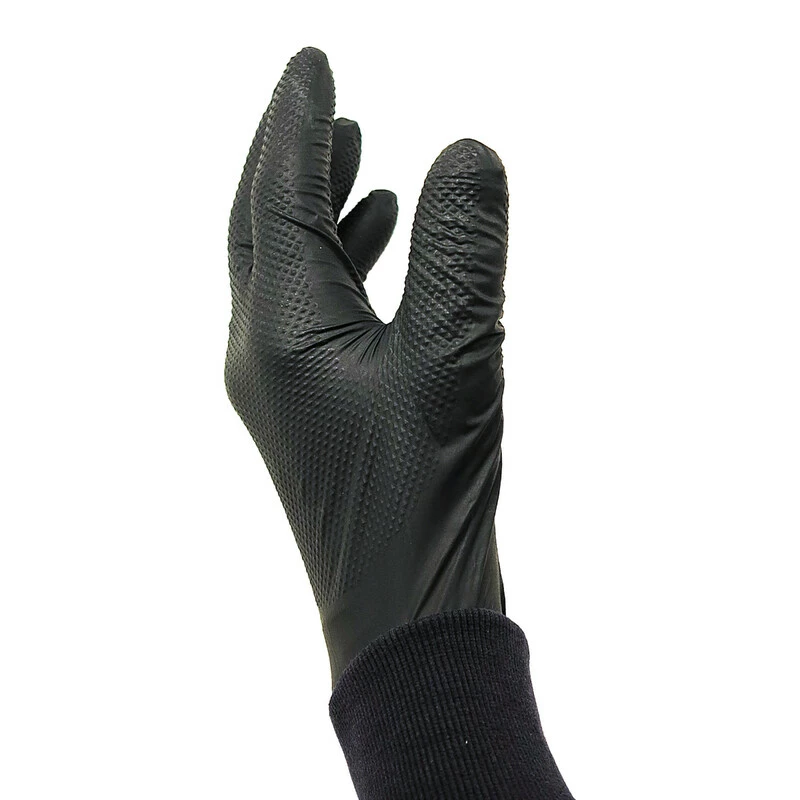Kraftwerk Handschuhe, POWERGRIP, Nitril, Schwarz, M, 50 Stk. 3 Kraftwerk Handschuhe, POWERGRIP, Nitril, Schwarz, M, 50 Stk.
