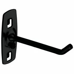 Kraftwerk Werkstatteinrichtung, Werkzeughaken, Schr&auml;ges Hakenende, 100 Mm, Geschraubt, Schwarz