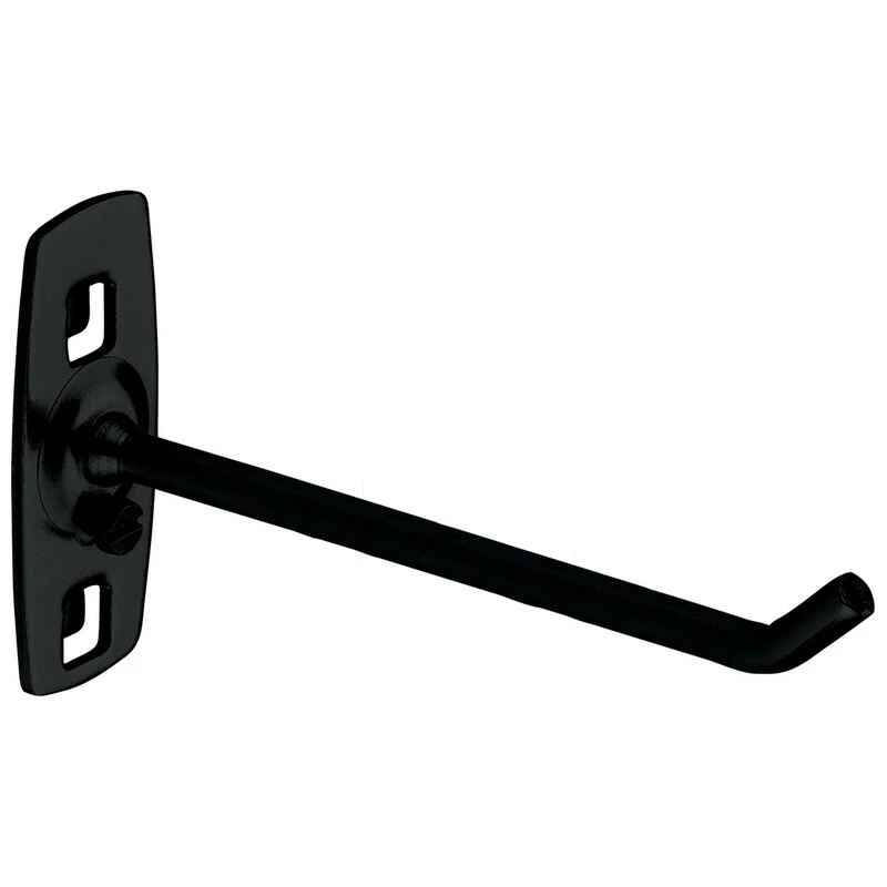 Kraftwerk Werkstatteinrichtung, Werkzeughaken, Schräges Hakenende, 150 Mm, Geschraubt, Schwarz 3 Kraftwerk Werkstatteinrichtung, Werkzeughaken, Schräges Hakenende, 150 Mm, Geschraubt, Schwarz