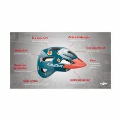 LAZER Kids Lil Gekko Helm Sharky ONESI -Fahrradladen lazer kids lil gekko helm sharky onesi2