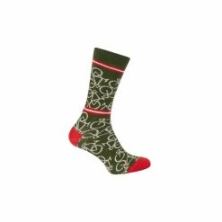 Le Patron Bicycle Socks Army Green 39/42