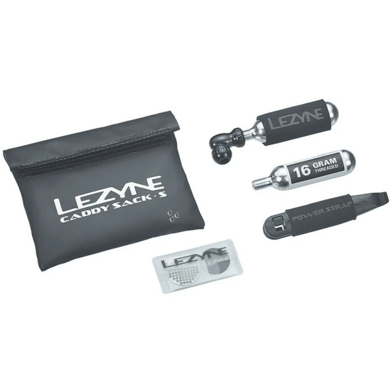 Lezyne Caddy Sack Kit Black 3 Lezyne Caddy Sack Kit Black