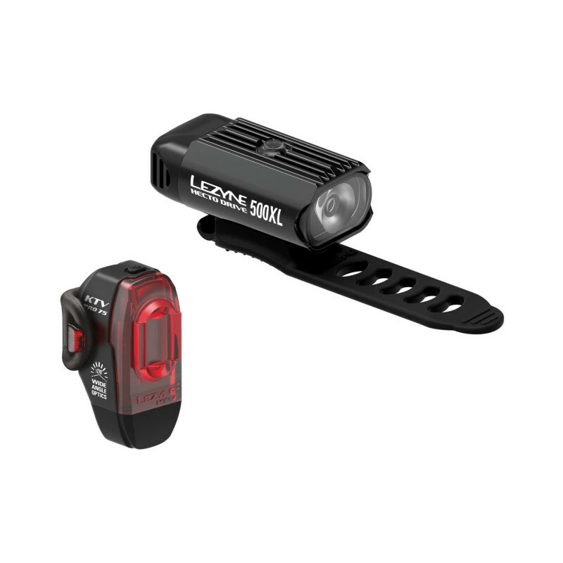 Lezyne Hecto Drive 500XL / KTV Pro Pair Black 3 Lezyne Hecto Drive 500XL / KTV Pro Pair Black