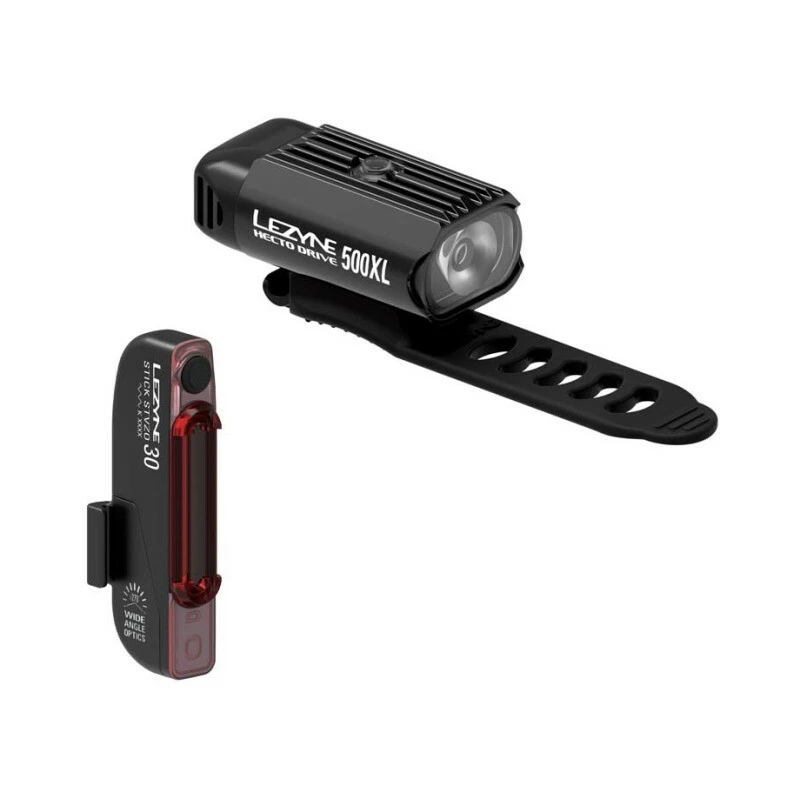 Lezyne Hecto Drive 500XL / Stick Pair Black 3 Lezyne Hecto Drive 500XL / Stick Pair Black