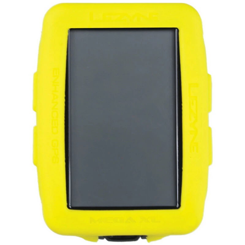 Lezyne Mega XL GPS Cover Yellow 3 Lezyne Mega XL GPS Cover Yellow