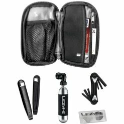 Lezyne Pocket Organizer Loaded Road Black Rap II 6, Twin CO2 20g, Power Lever, Smart Kit