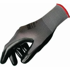 Velofactory Mapa Montage Handschuhe Ultrane S, Grösse 07 (19cm), Nitril Grau/schwarz, 1 Paar