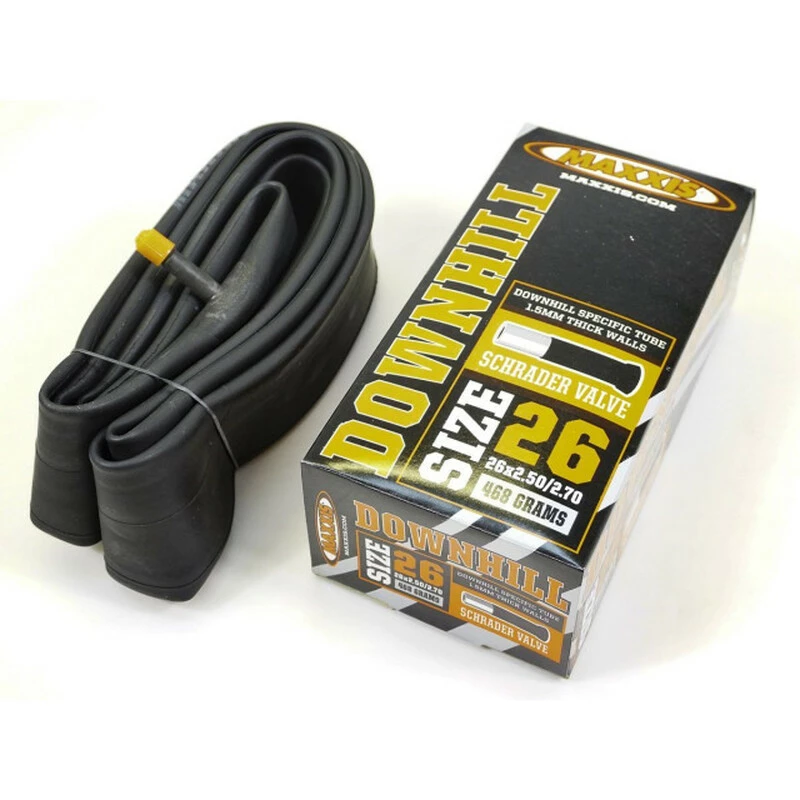 MAXXIS Downhill, 1.5mm Tube, Schrader 26x2.50-2.70, 62/68-559, 447g 3 MAXXIS Downhill, 1.5mm Tube, Schrader 26x2.50-2.70, 62/68-559, 447g