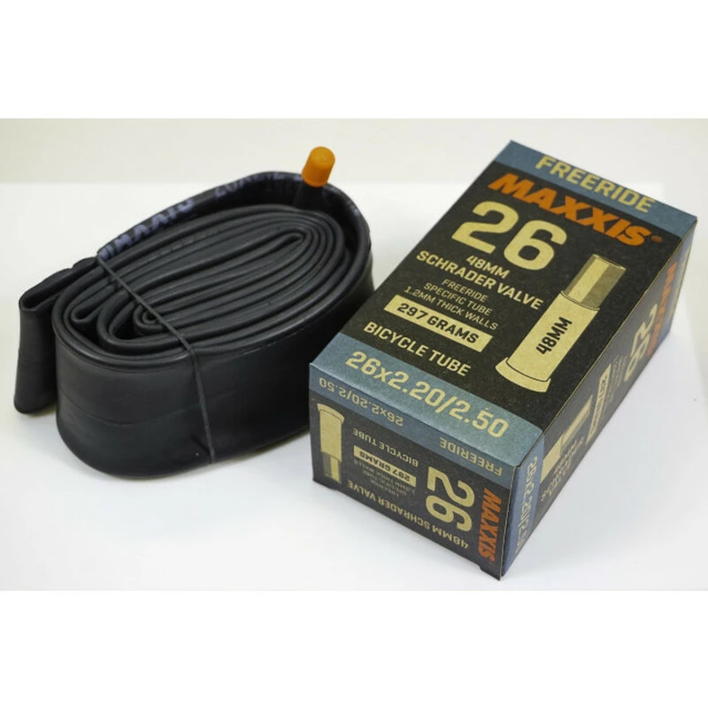 MAXXIS Freeride 1.2mm, Schrader 48mm 26x2.20-2.50, 55/62-559, 294g 3 MAXXIS Freeride 1.2mm, Schrader 48mm 26x2.20-2.50, 55/62-559, 294g