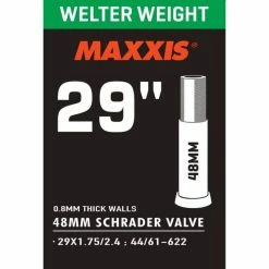 MAXXIS Welter Weight 0.8mm, Schrader 48mm (LL) 29x1.75-2.40, 44/61-622, 202g