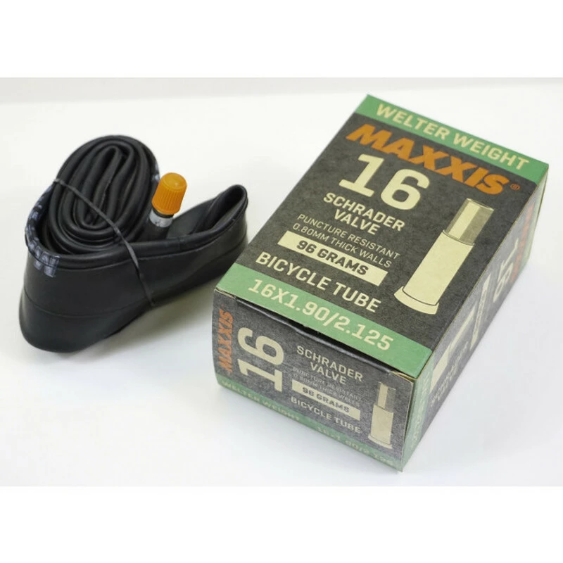 MAXXIS Welter Weight, 0.9mm Tube, Schrader 16x1.90-2.125, 50/54-305, 96g 3 MAXXIS Welter Weight, 0.9mm Tube, Schrader 16x1.90-2.125, 50/54-305, 96g