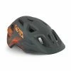 MET Helm Eldar, Gray Orange, Matt, S 52-57 -Fahrradladen met helm eldar gray orange matt s 52 57