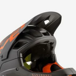 MET Helm Parachute MCR MIPS Visier, L, Schwarz Orange, Matt Gl&auml;nzend