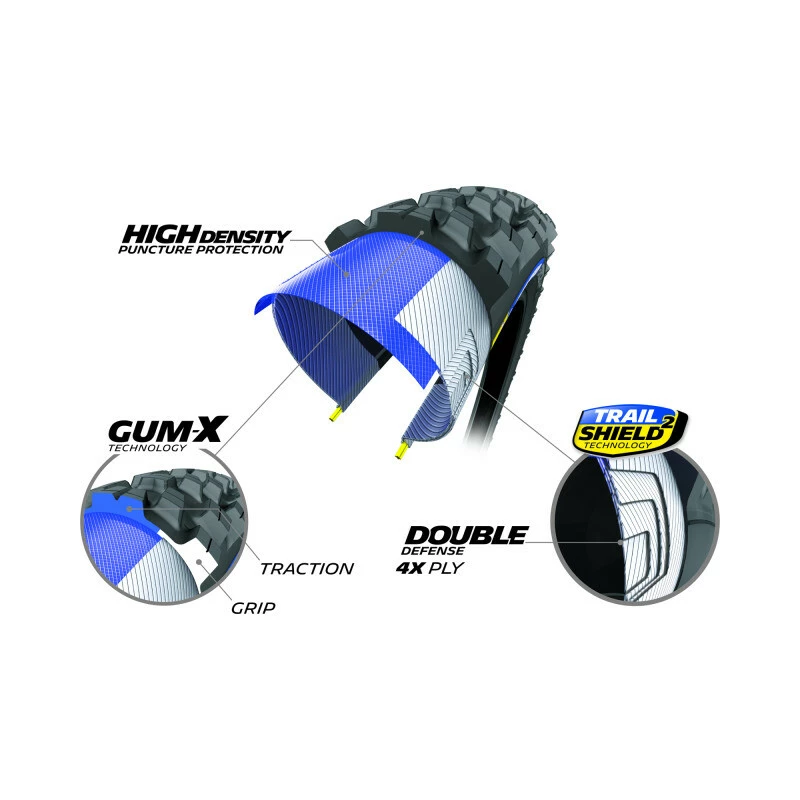 Michelin Force AM2 Competition Line TLR, 27.5x2.4, Faltbar, Schwarz 5 Michelin Force AM2 Competition Line TLR, 27.5x2.4, Faltbar, Schwarz – Bild 3