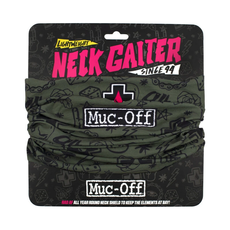 Muc-Off Lightweight Neck Gaiter Green 3 Muc-Off Lightweight Neck Gaiter Green