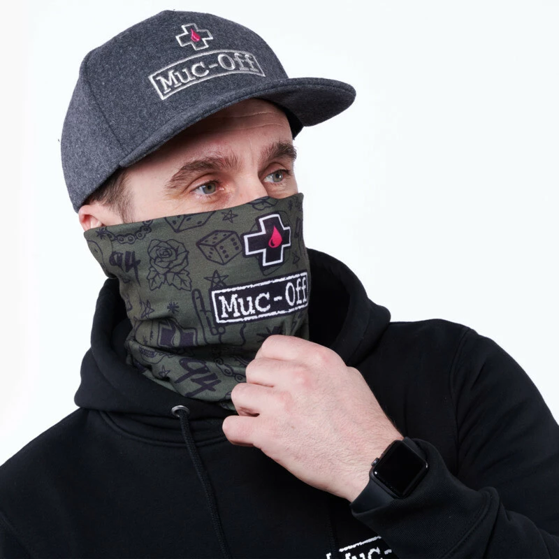Muc-Off Lightweight Neck Gaiter Green 5 Muc-Off Lightweight Neck Gaiter Green – Bild 3