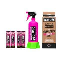 Muc-Off Punk Powder Fahrradreiniger (4pack)+Bottle