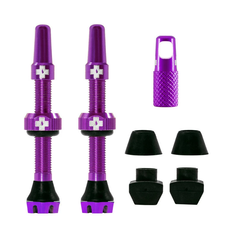 Muc-Off V2 Tubeless Ventil Kit 44mm/purple 3 Muc-Off V2 Tubeless Ventil Kit 44mm/purple