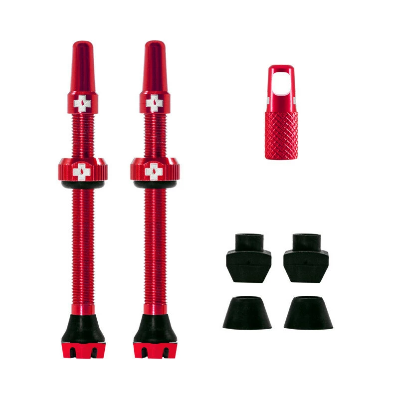 Muc-Off V2 Tubeless Ventil Kit 60mm/red 3 Muc-Off V2 Tubeless Ventil Kit 60mm/red