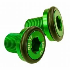 NC-17 Kurbelschrauben M12, Gr&uuml;n