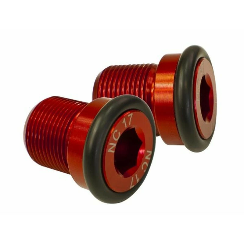 NC-17 Kurbelschrauben M15, Rot 3 NC-17 Kurbelschrauben M15, Rot