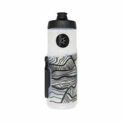 Peaty's Bidon Fidlock Locking Bottle Topo, Clear, 600ml