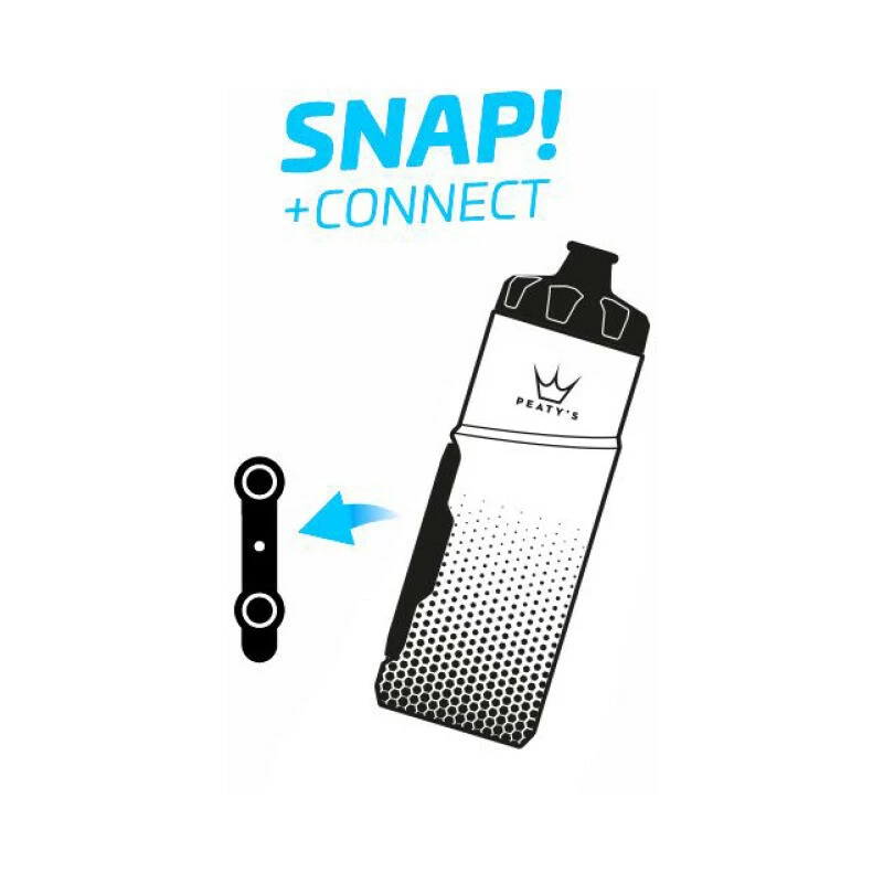 Peaty's Bidon Fidlock Locking Bottle Topo, Smoked, 600ml 5 Peaty's Bidon Fidlock Locking Bottle Topo, Smoked, 600ml – Bild 3