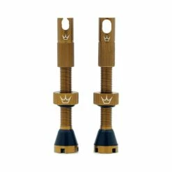 Peaty's Chris King Tubeless Valves MKII, Gold, 42mm