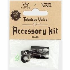 Peaty's X Chris King Tubeless Valves Accessory Kit, Black