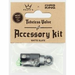 Peaty's X Chris King Tubeless Valves Accessory Kit, Slate