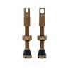 Peaty's X Chris King Tubeless Valves MKII, Bourbon, 42mm -Fahrradladen peatys x chris king tubeless valves mkii bourbon 42mm