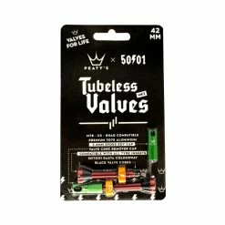 Peaty's X Chris King Tubeless Valves MKII, Rasta, 42mm -Fahrradladen peatys x chris king tubeless valves mkii rasta 42mm2