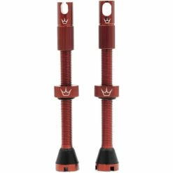 Peaty's X Chris King Tubeless Valves MKII, Red, 60mm