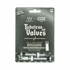Peaty's X Chris King Tubeless Valves MKII Silver, 60mm -Fahrradladen peatys x chris king tubeless valves mkii silver 60mm2