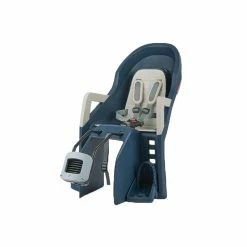 Polisport Kindersitz, GUPPY Maxi+ FF, Rahmenmontage, 26"-28", Jeans Blue, EN 14344