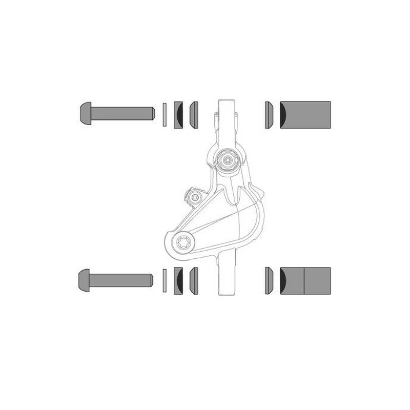 POST SPACER 20S TIT25 CPS BOLTS SRAM 3 POST SPACER 20S TIT25 CPS BOLTS SRAM