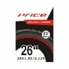 Price Schlauch MTB, 26x1.9-2.15, FV40, Ventil 40mm, Box &agrave; 10 Stk.