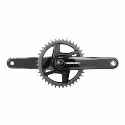 Quarq Power Meter Crankset Spindle Force AXS Wide 1x DUB Black/iridescent 165mm/40t