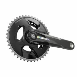 Quarq Power Meter Crankset Spindle Force AXS Wide 2x DUB Black/iridescent 167.5mm/43/30t 5 Quarq Power Meter Crankset Spindle Force AXS Wide 2x DUB Black/iridescent 167.5mm/43/30t -Fahrradladen quarq power meter crankset spindle force axs wide 2x dub black iridescent 1675mm 43 30t2