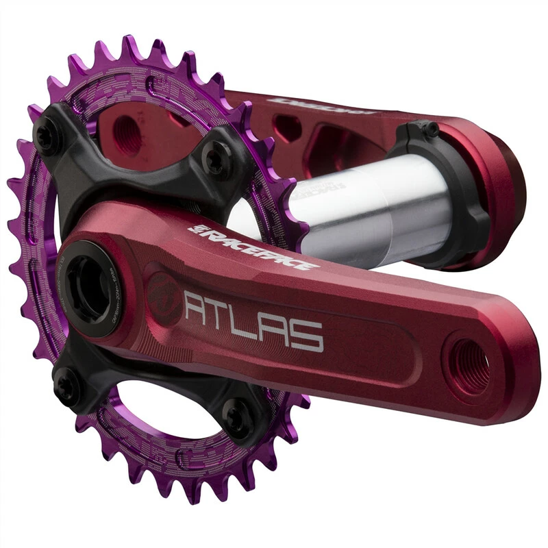 Race Face Atlas Cinch 83 Crankarm (RF151DH) Red 165mm 3 Race Face Atlas Cinch 83 Crankarm (RF151DH) Red 165mm