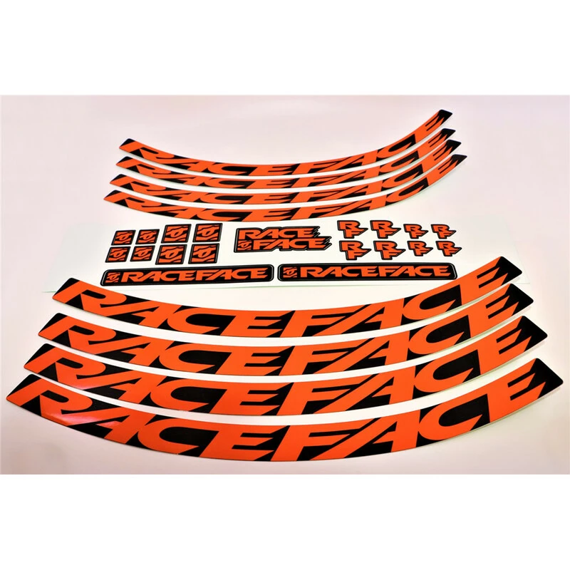 Race Face Decal Kit Next R 36/ARC 36 C/ARC 40/AR 40 Orange 3 Race Face Decal Kit Next R 36/ARC 36 C/ARC 40/AR 40 Orange
