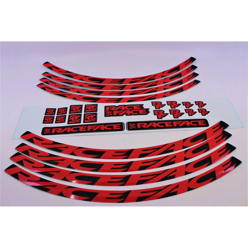 Race Face Decal Kit Next SL 26/ARC & AR 25-27 Red 3 Race Face Decal Kit Next SL 26/ARC & AR 25-27 Red