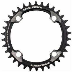 Race Face Single Shimano Chainring N/W 104BCD 12SPD ALU Black 104x32T