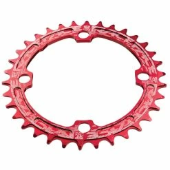 Race Face SingleChainring N/W 104BCD 10-12SPD Red 104x34T